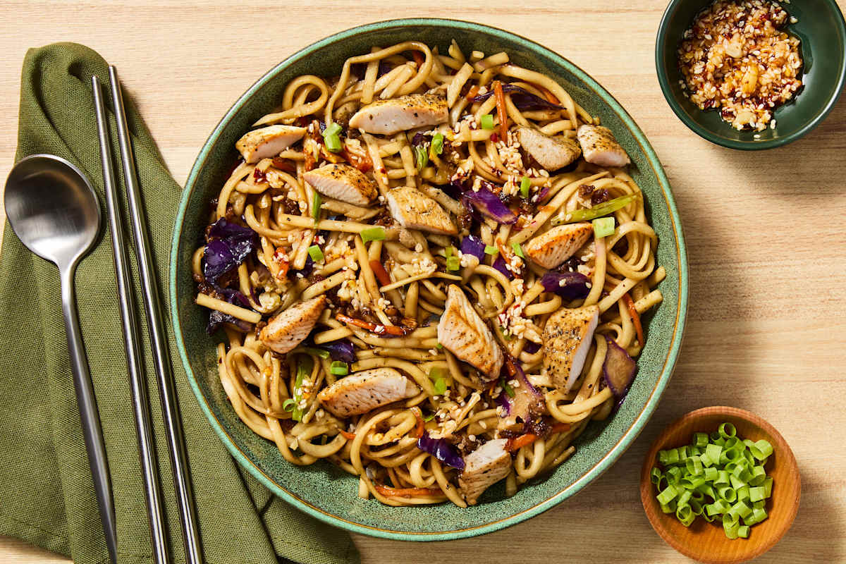 Chinese-Style Speedy Chicken Ramen Noodles