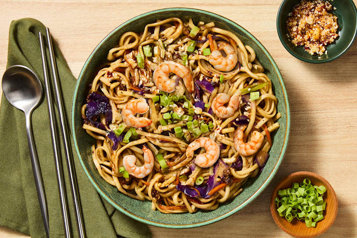 Chinese-Style Speedy Shrimp Ramen Noodles