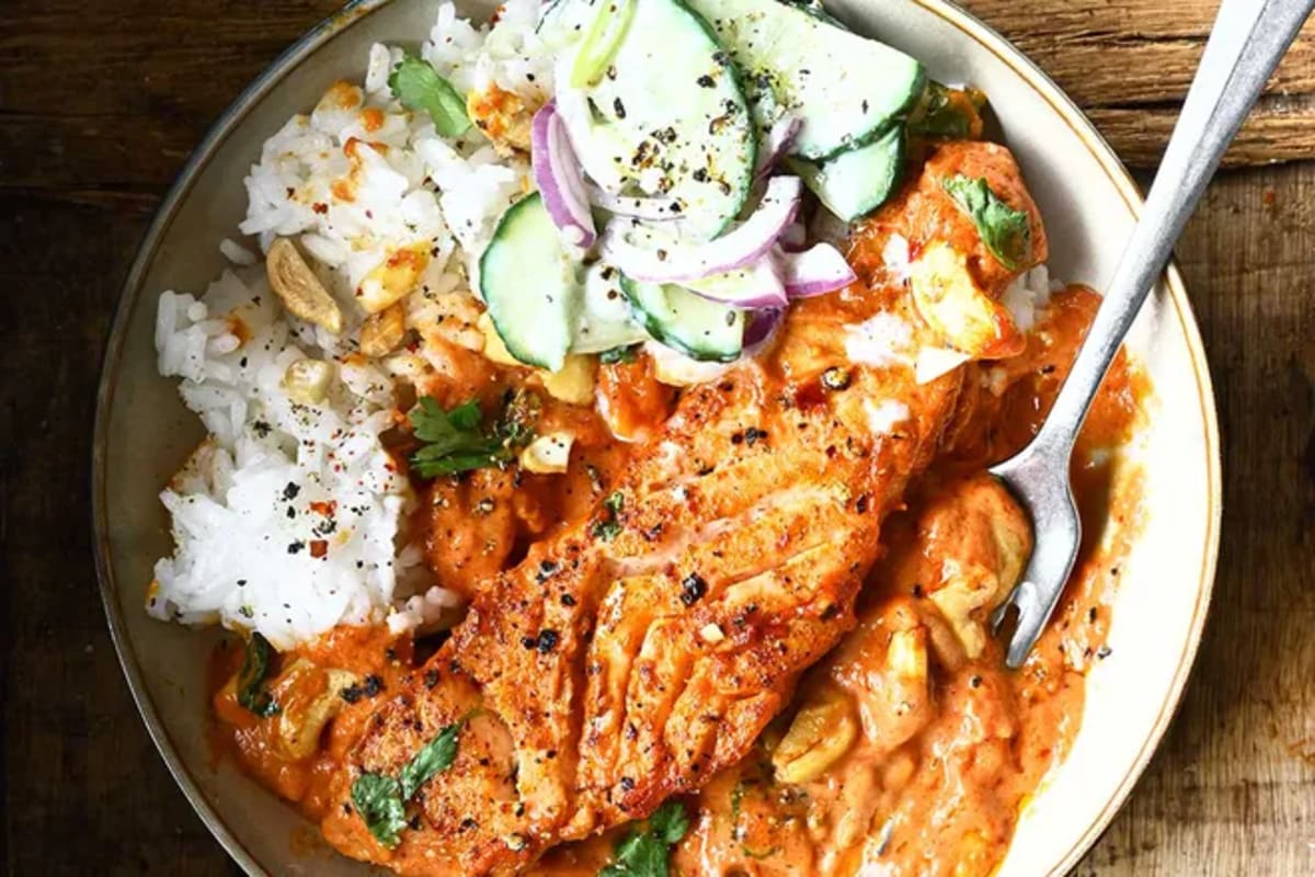 Indian Style Butter Salmon