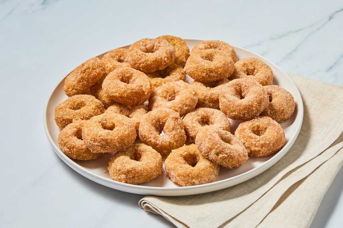 Mini Cinnamon Sugar Donuts