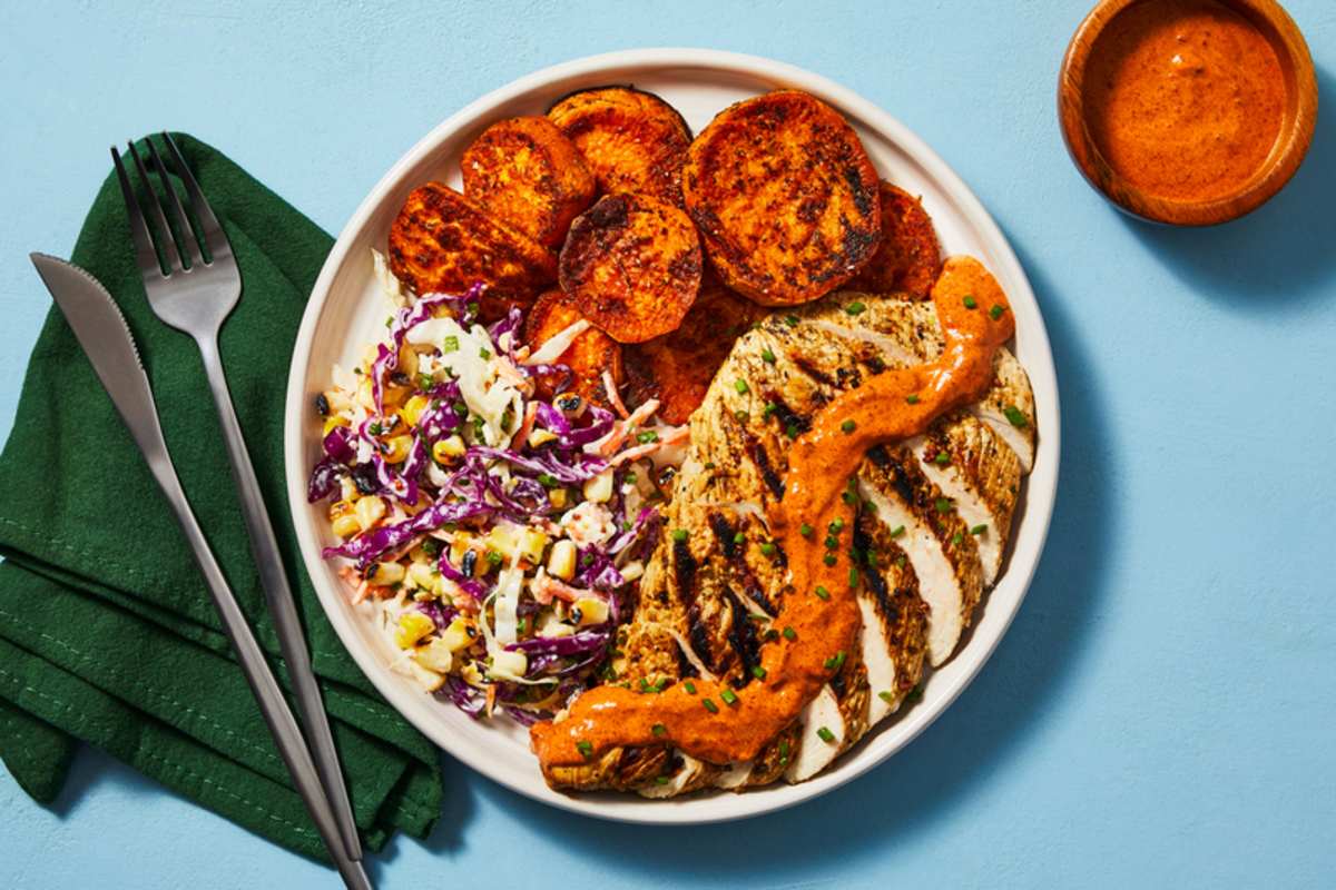 Grilled Cajun-Style Organic Chicken 