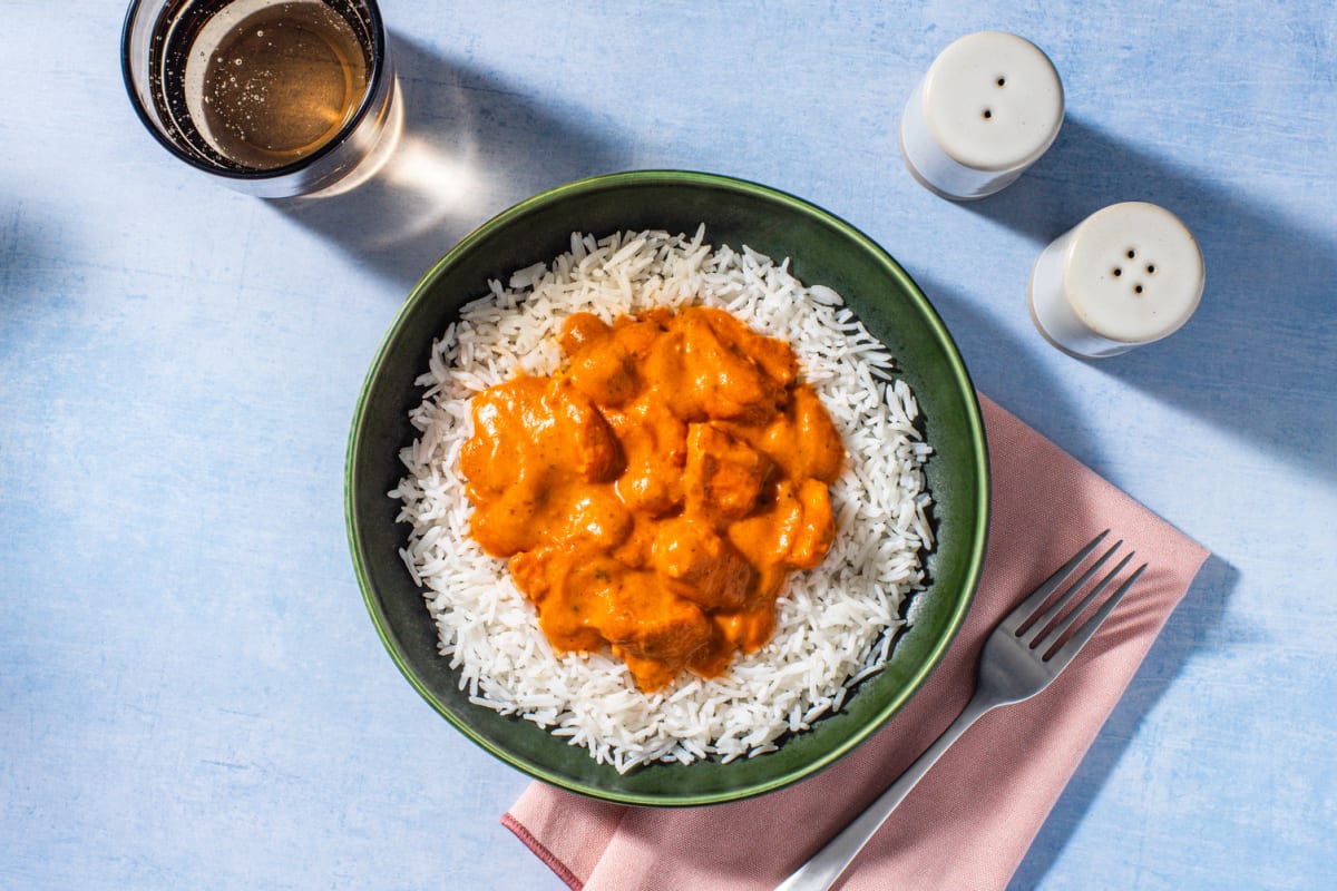 Butter Chicken with Rice