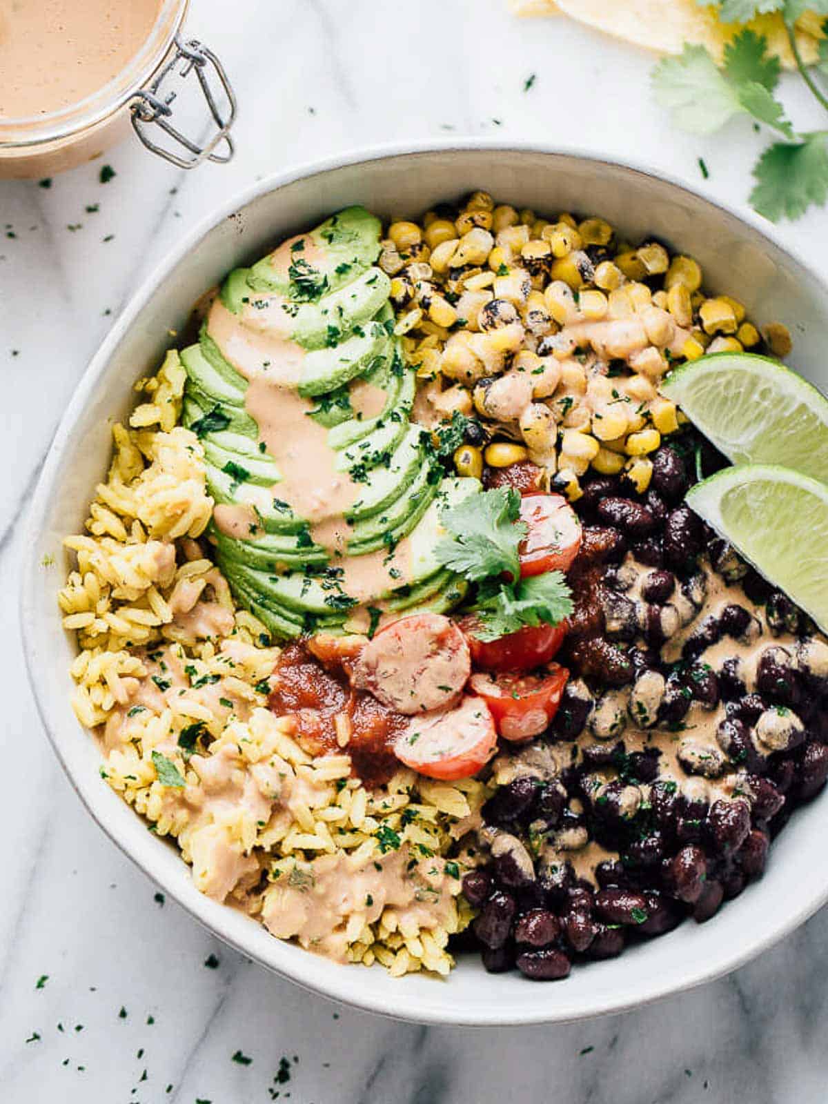 Black Bean Bowls with Plant-Based Mozzarella