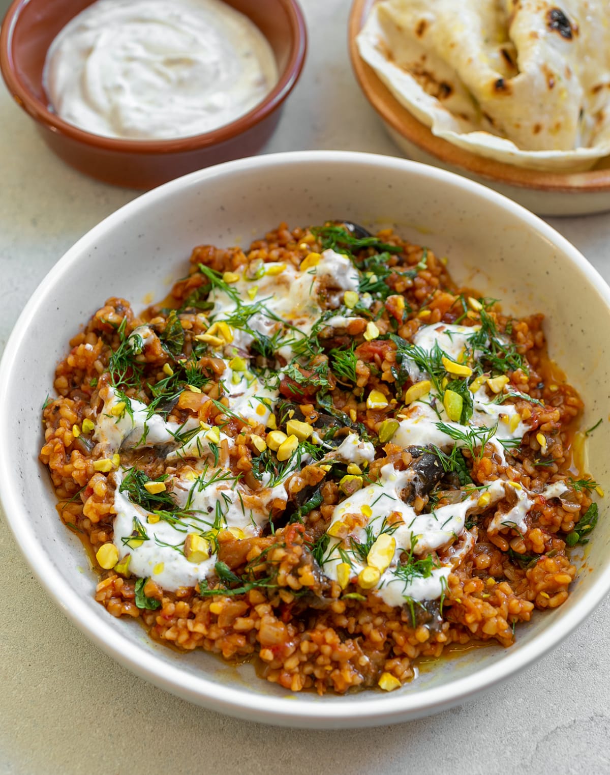 Kibbeh-Inspired Beef Bowl