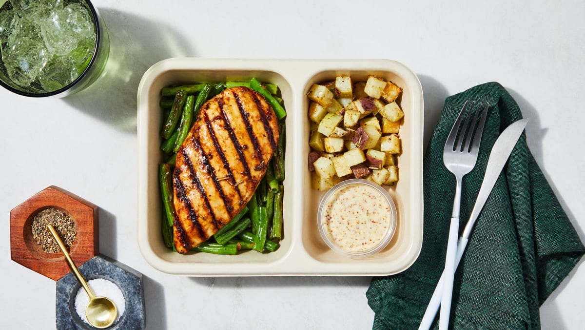 ReadytoHeat Honey Mustard Chicken Recipe HelloFresh