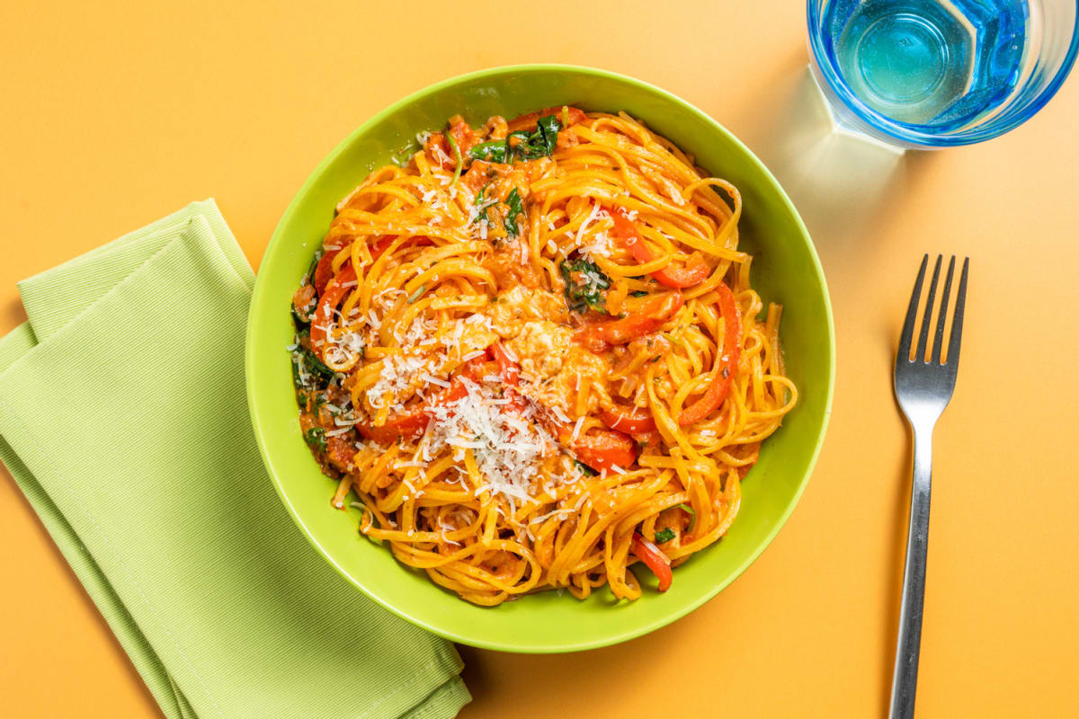 Fresh Linguine & Sun-Dried Tomato Pasta