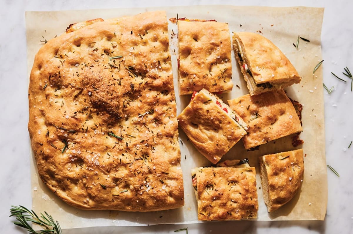 Mozzarella-Stuffed Focaccia