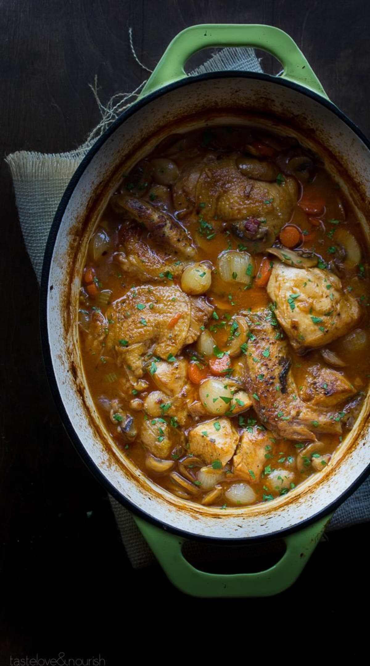 White Wine Chicken and Bacon Stew