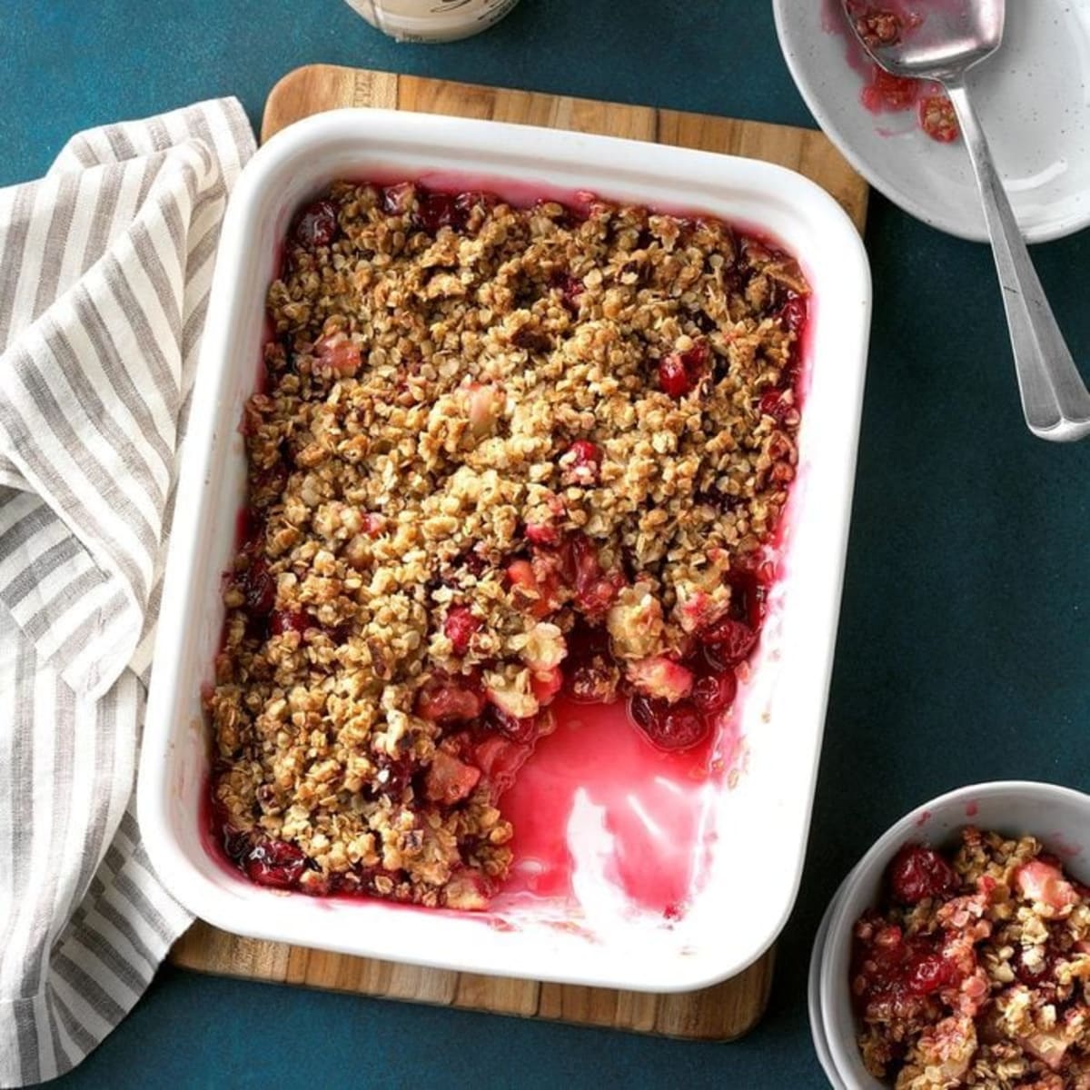 Apple and Cranberry Crisp 