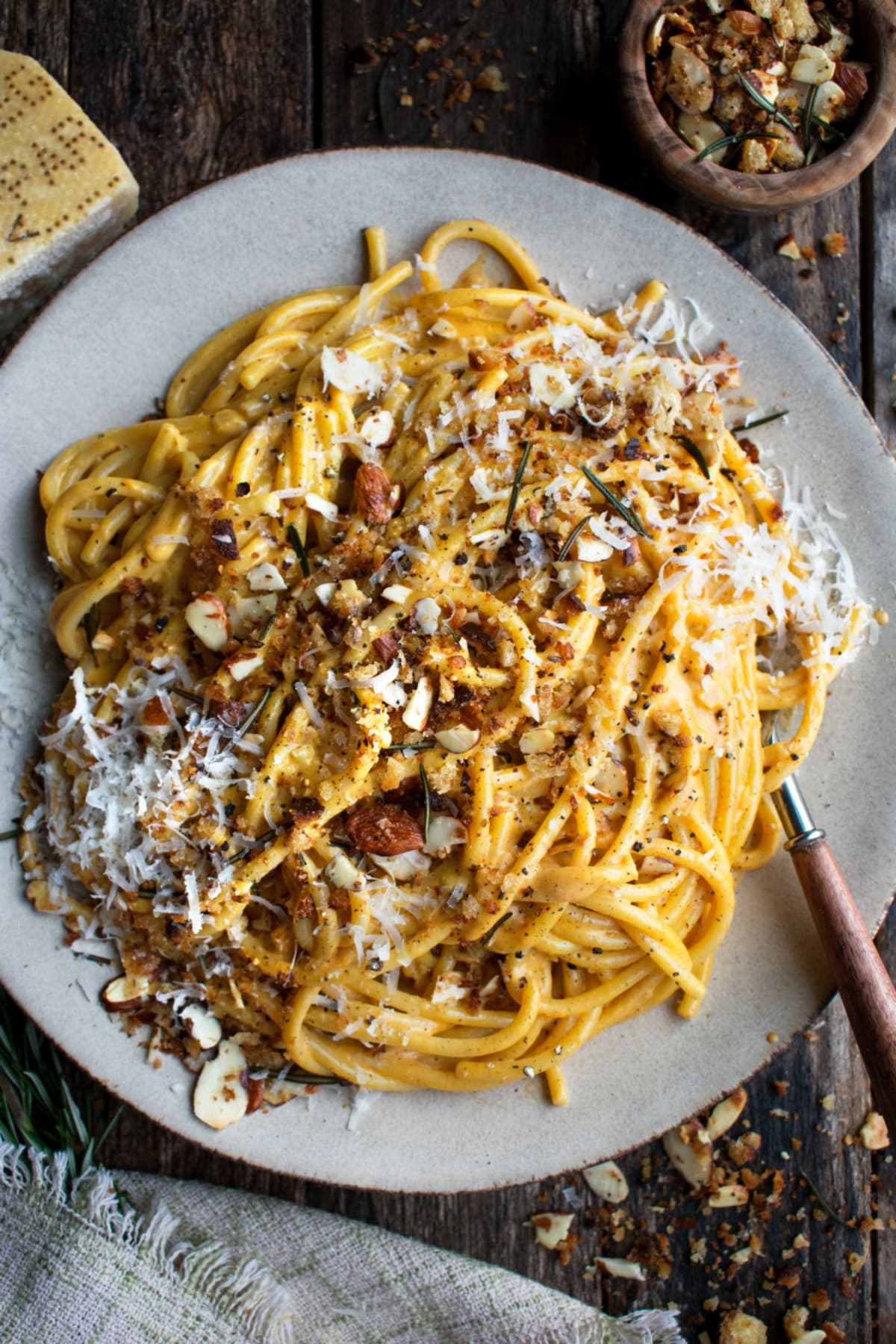 Creamy Squash Linguine