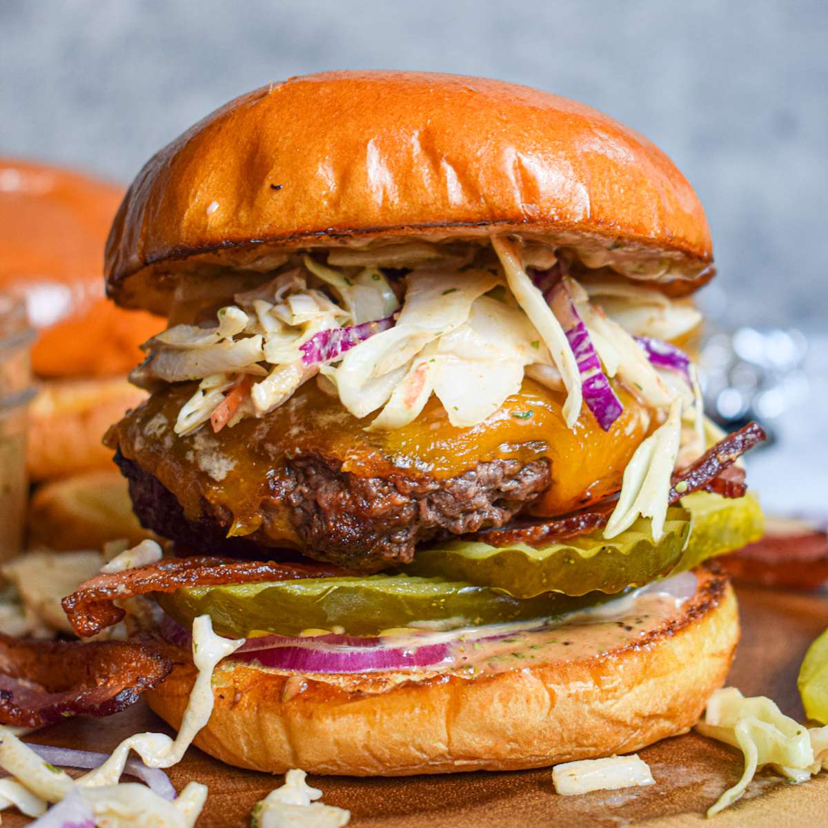 Grilled BBQ Beef Bonanza Burgers