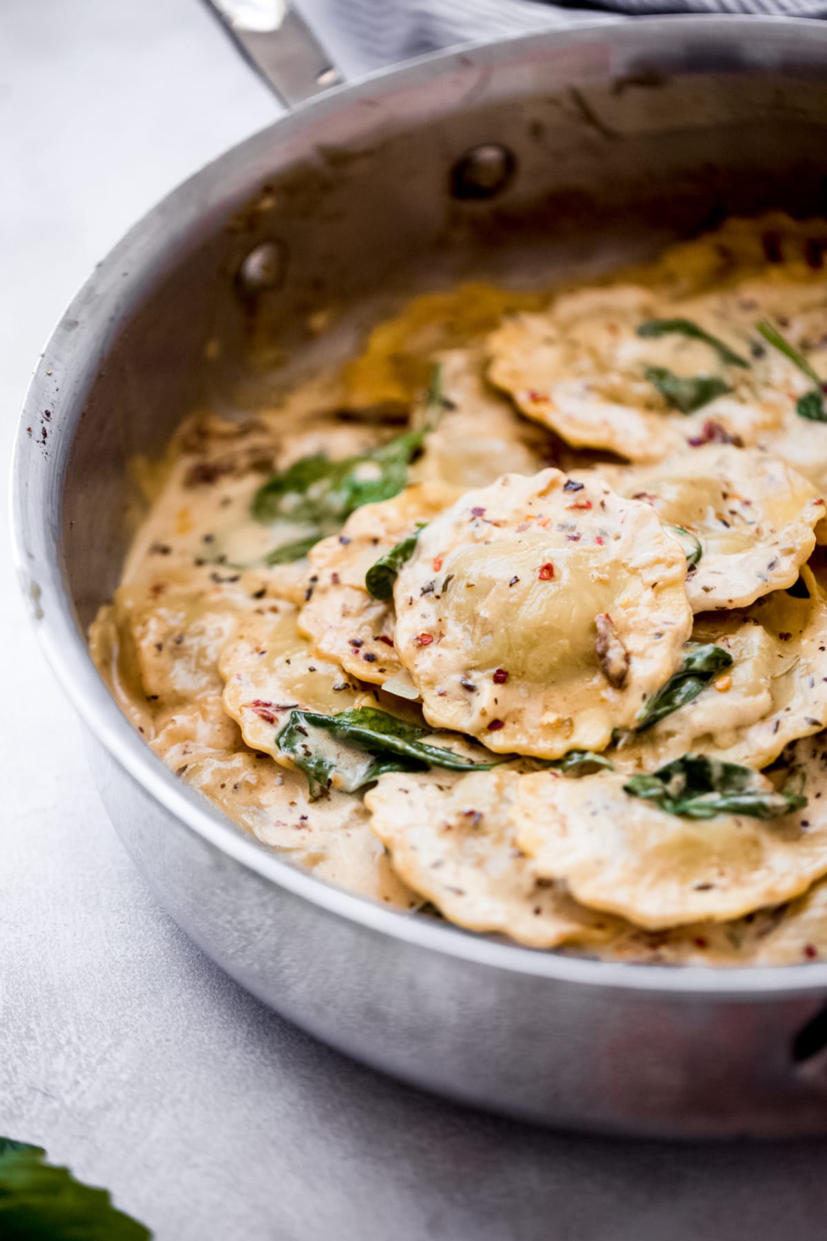 Tuscan-Inspired Mushroom Ravioli