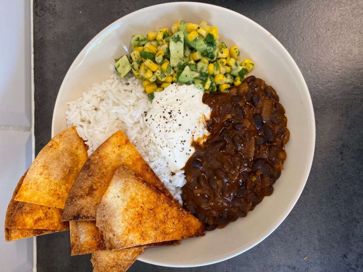 Louisiana-style black beans