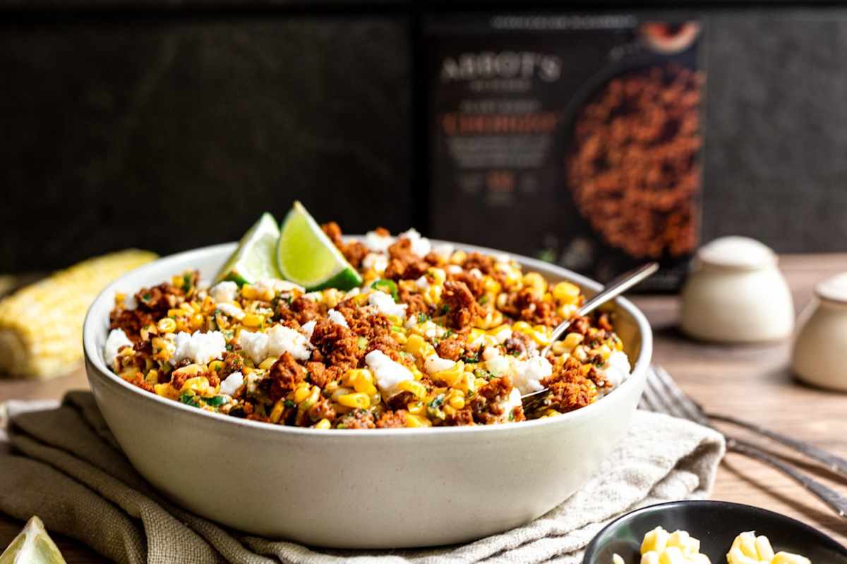 Plant-Based Protein Shred and 'Elote' Bowls