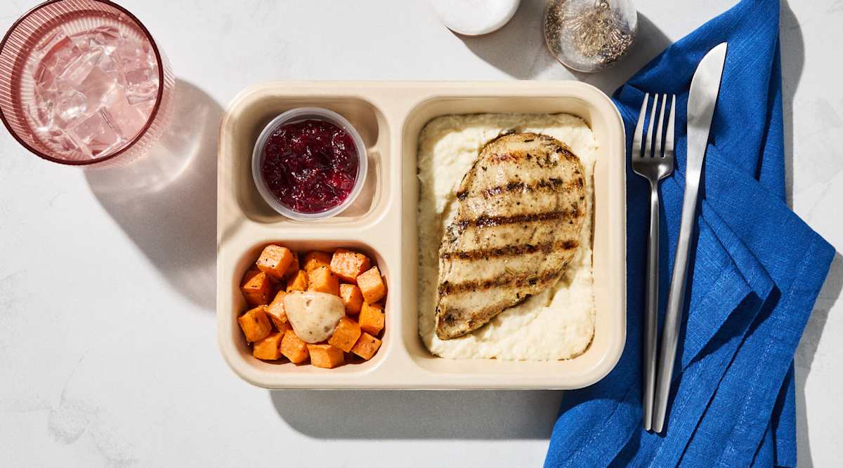 Sage Chicken & Maple Butter Sweet Potatoes