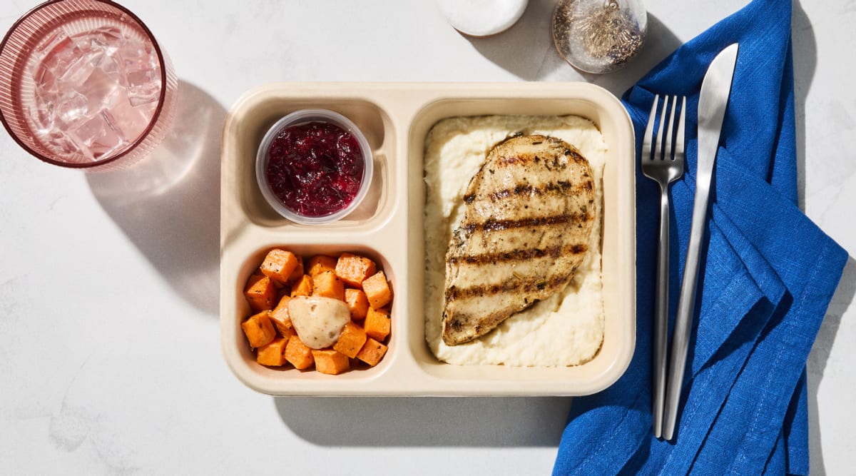 Sage Chicken & Maple Butter Sweet Potatoes