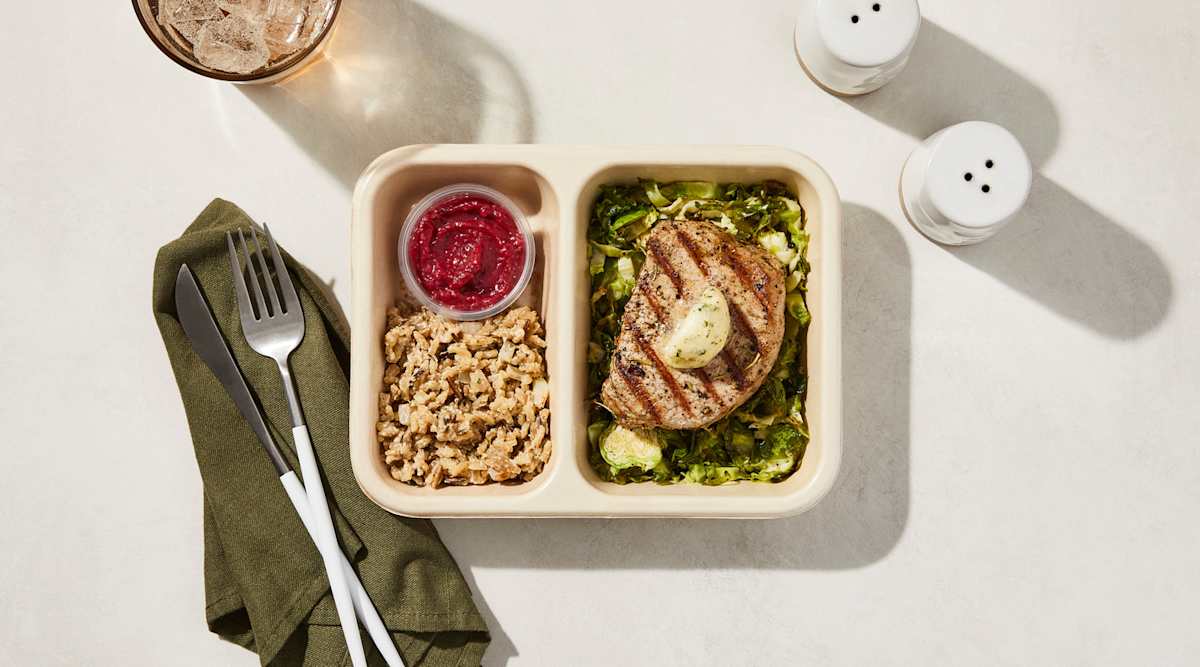 Cranberry-Apple Pork Chop