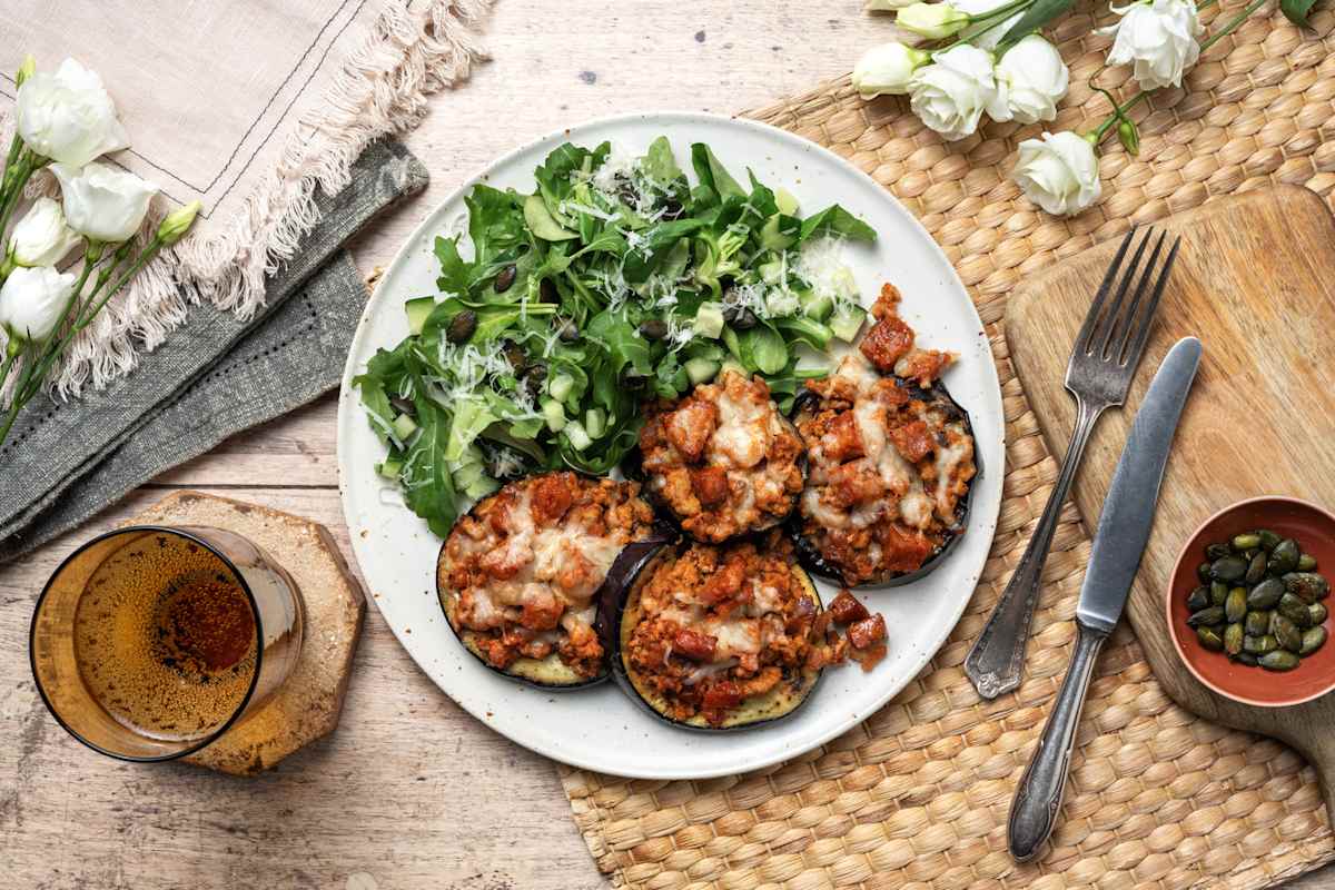 Gevulde courgette met bacon