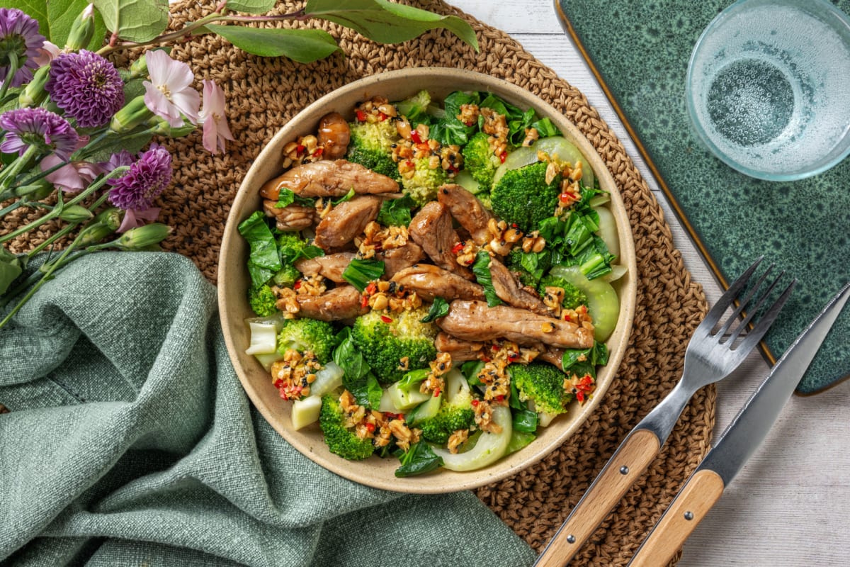 Varkenshaas teriyaki