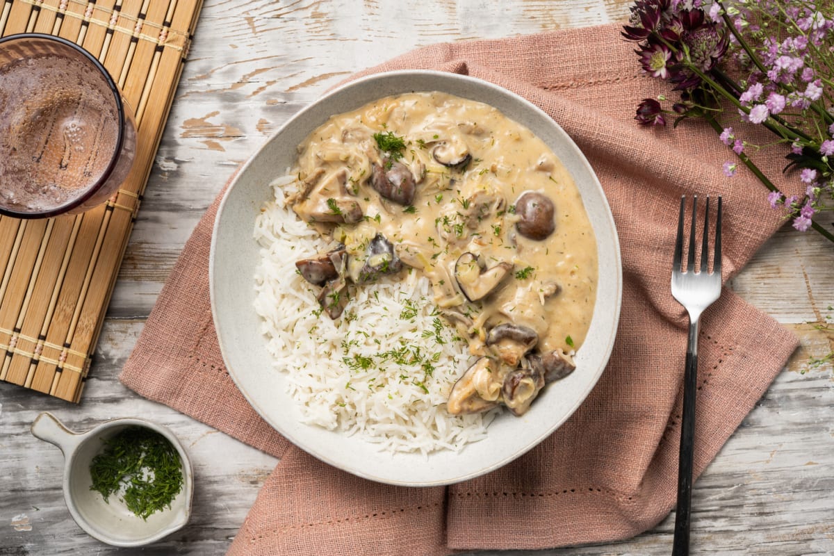 Mushroom Stroganoff