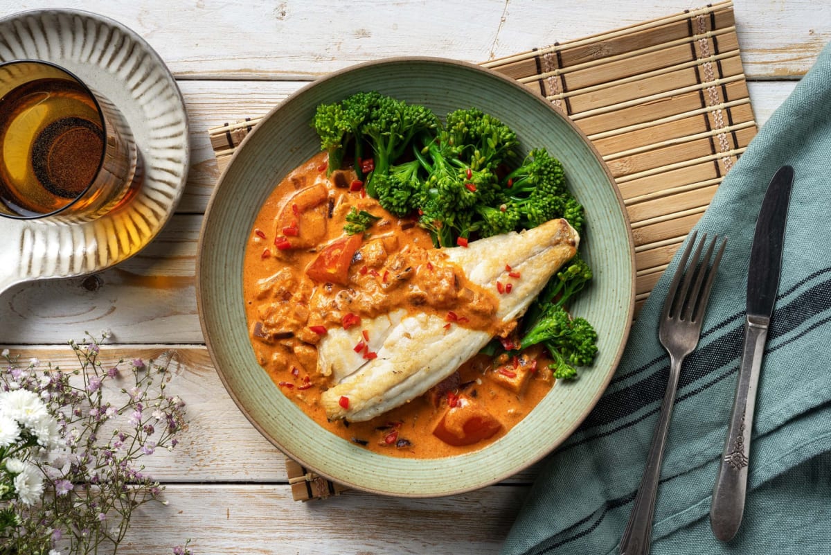 Red Thai Inspired Basa Coconut Curry 