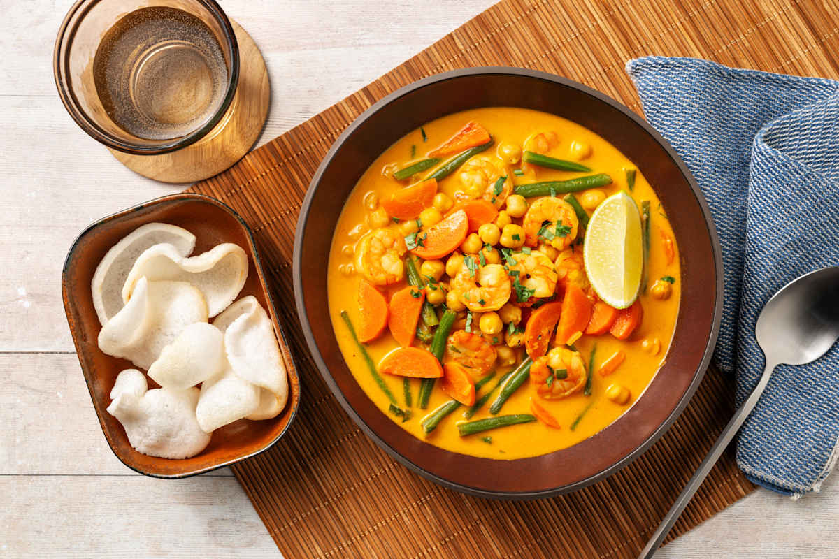 curry garnalen