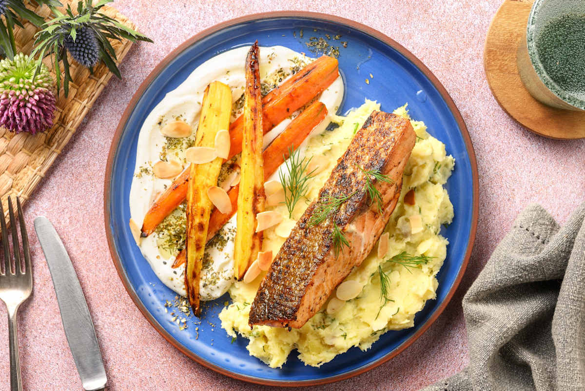 Winner Salmon parsnip puree