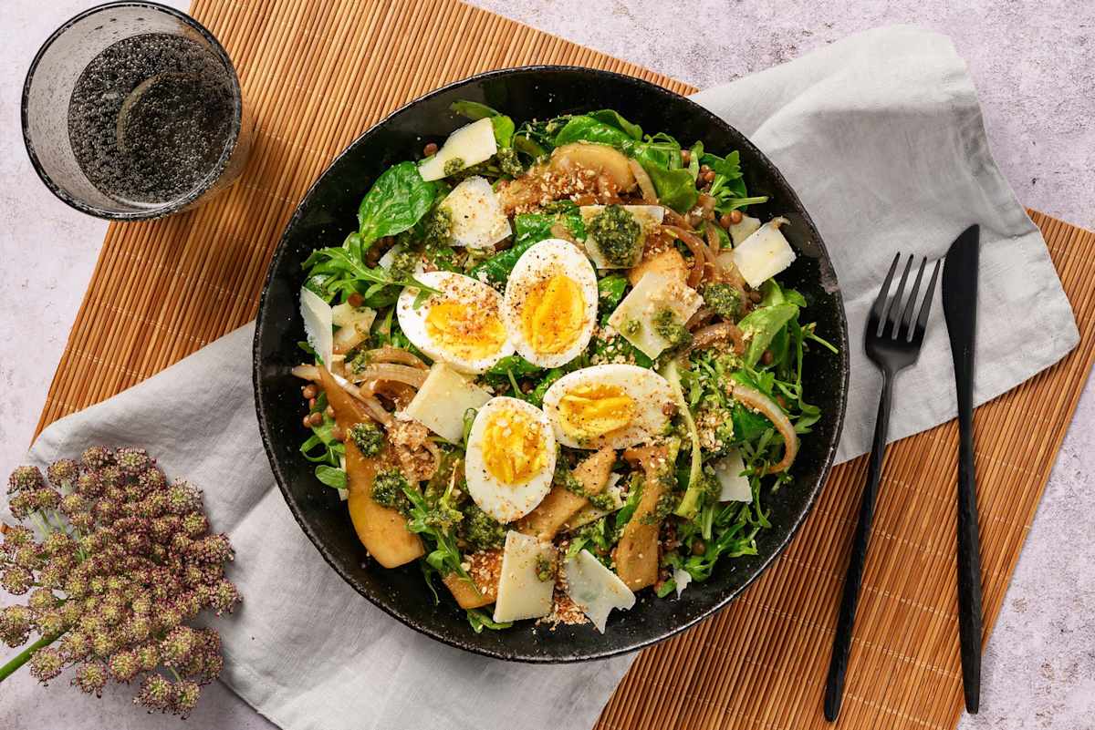 Veggie / panko coated eggs