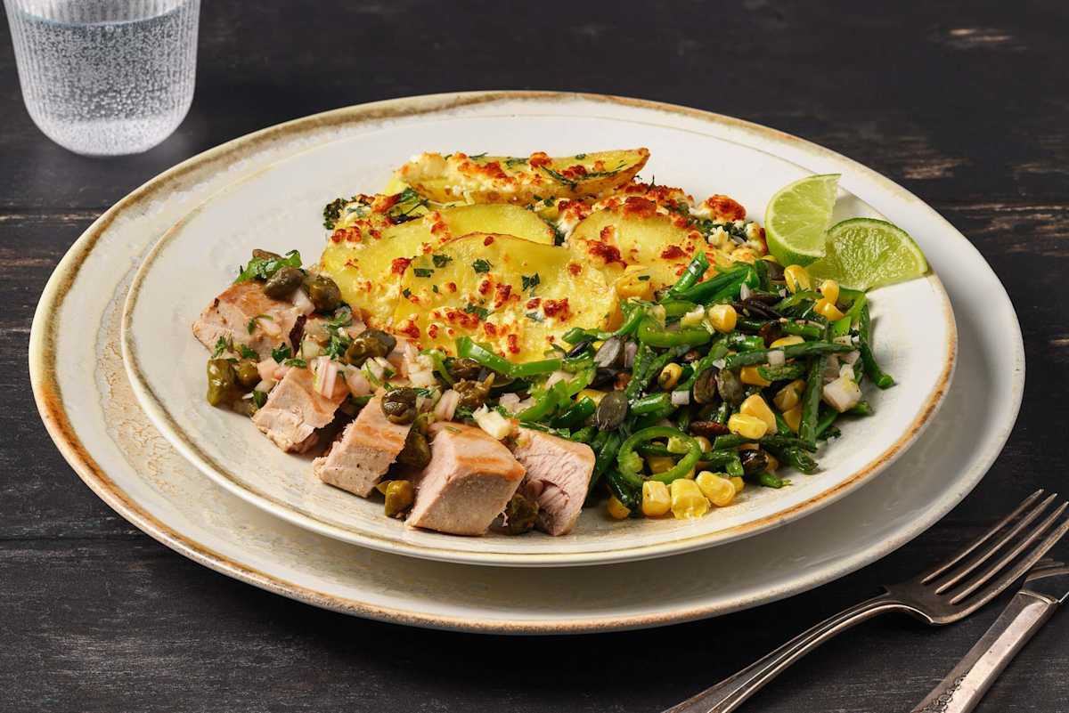 Premium - fushion concept - Tonijnsteak frans/peruaans