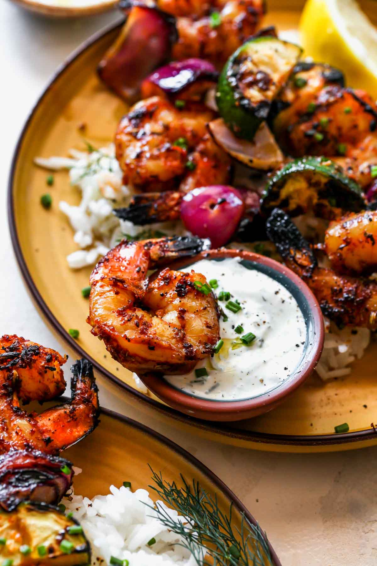 Mediterranean Shrimp and Orzo