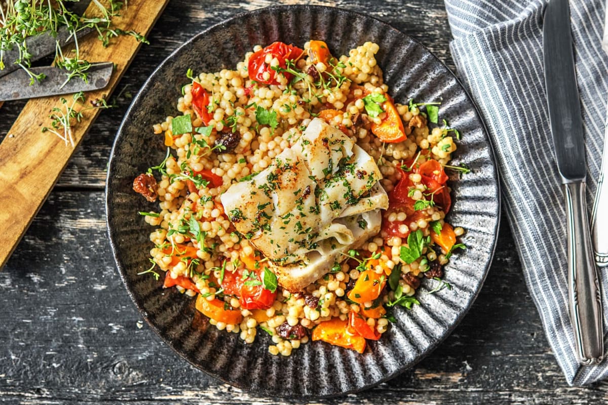 Filet de lieu & sauce aux herbes