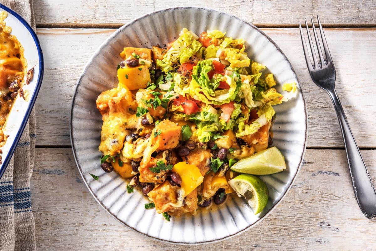 Veggie-Auflauf mit Süßkartoffel