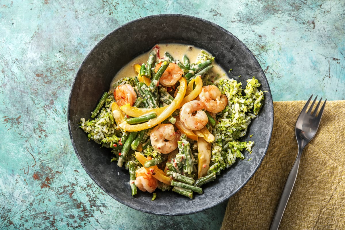 Curry express aux crevettes