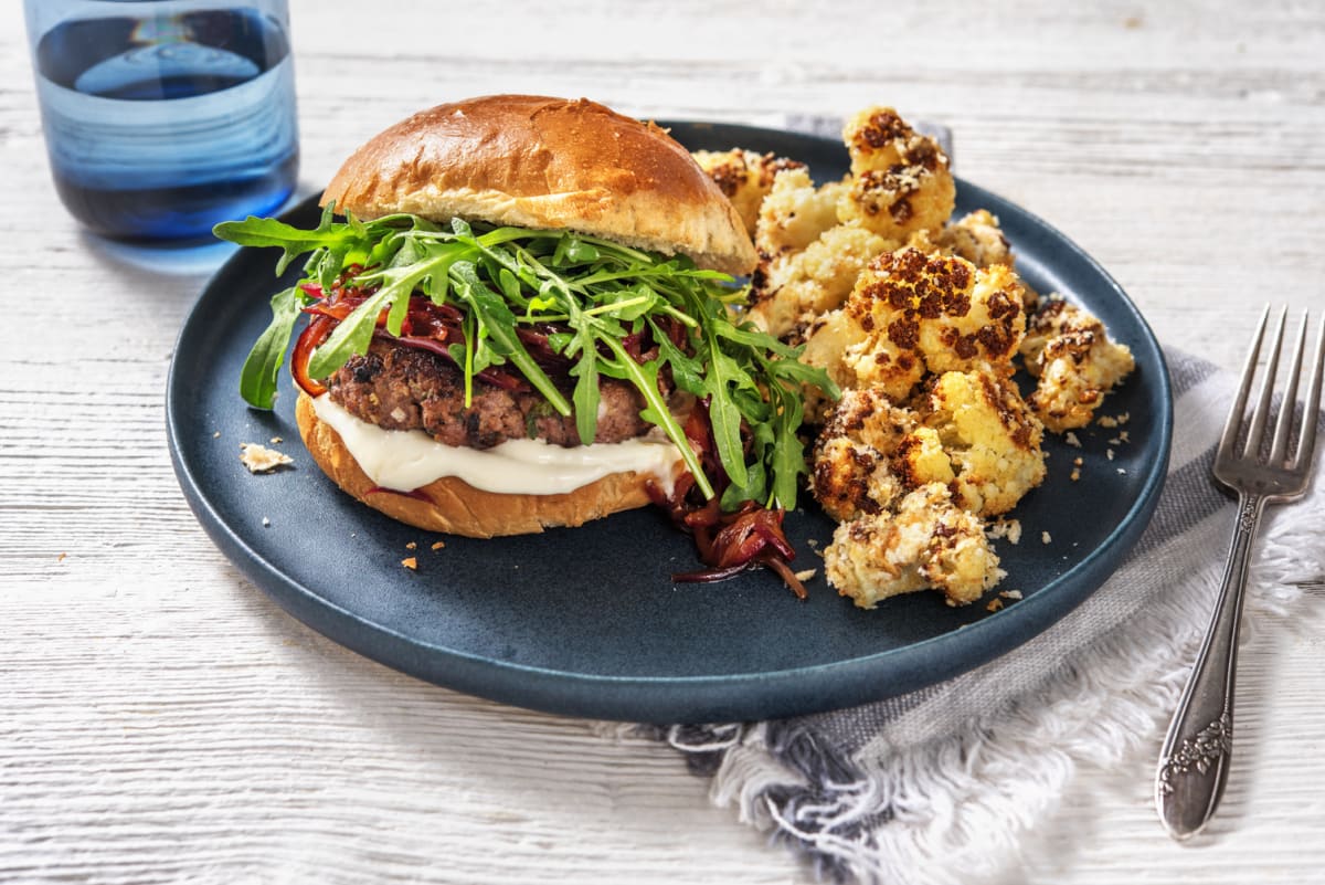 Caramelized Onion Burgers