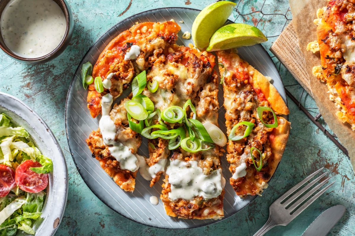 Turkey Taco Pizza