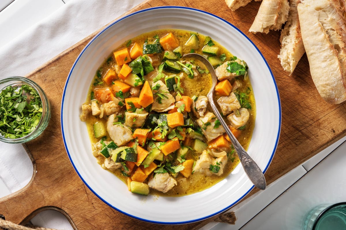 Krämig fiskcurry