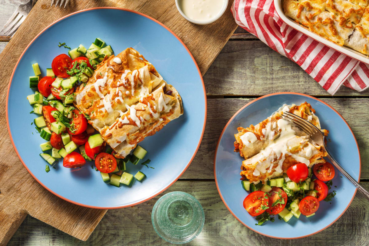 Krispiga enchiladas