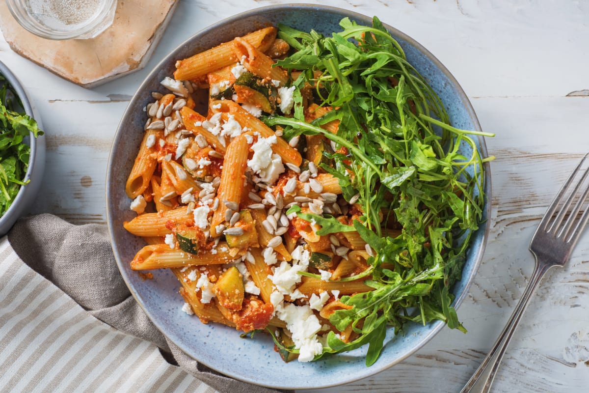 Penne och tomatsås