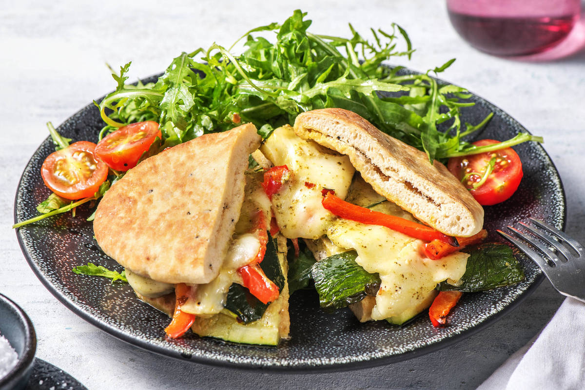 Pesto Mozzarella Piadina Recipe HelloFresh
