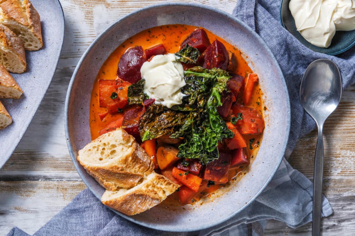 Rödbetsbourguignon