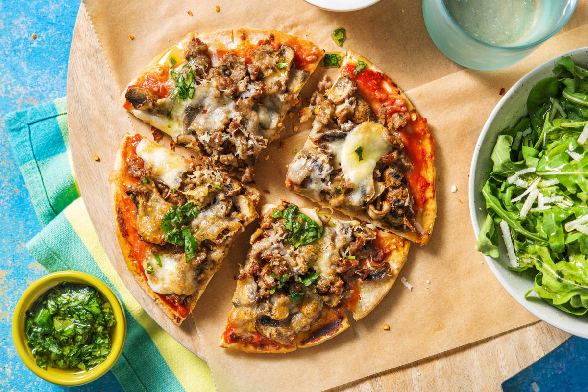 Spicy Italian Sausage Pizza