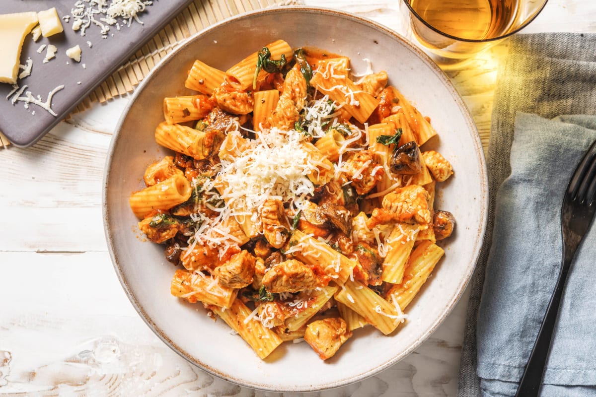 Turkey Cacciatore Rigatoni