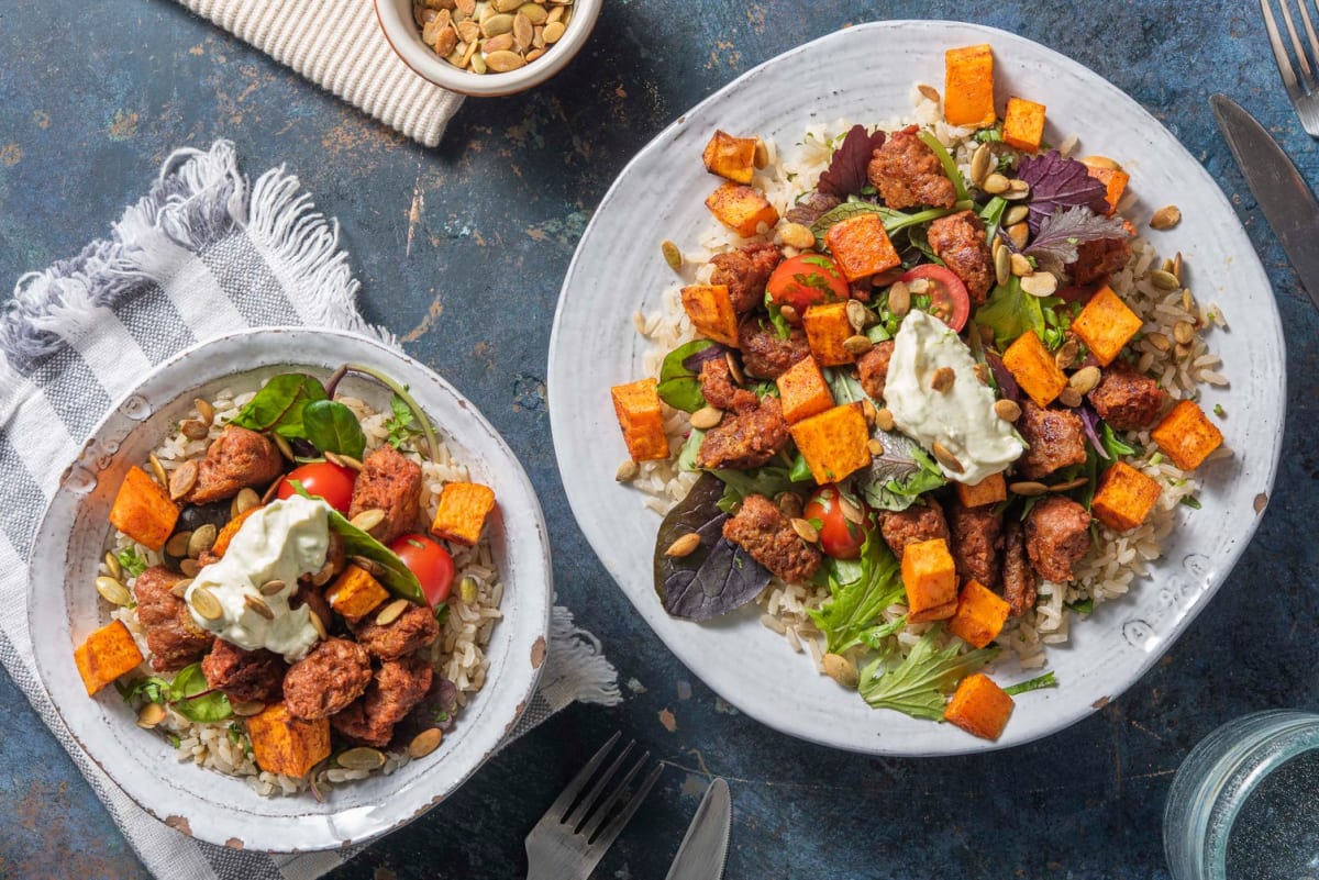 Beyond Meat® and Sweet Potato Bowl