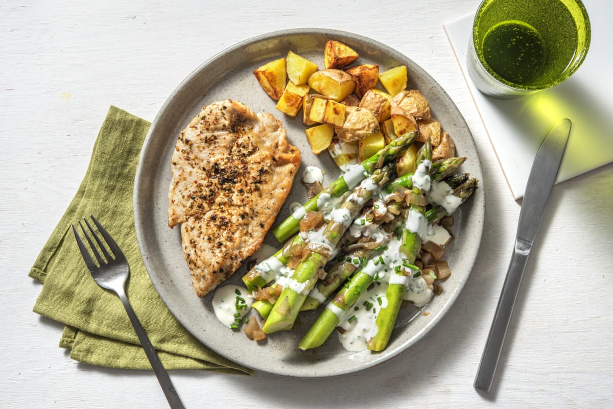 Cajun Blackened Turkey and Roasted Potatoes