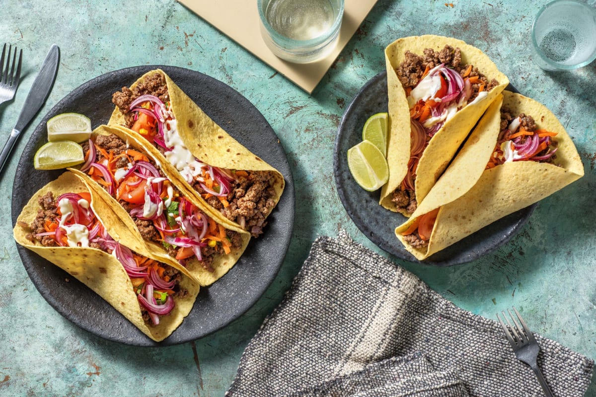 Tacos med nötfärs