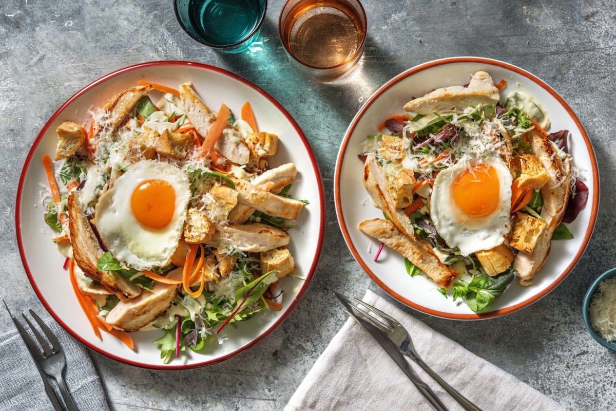 Caesar-Style Kycklingsallad