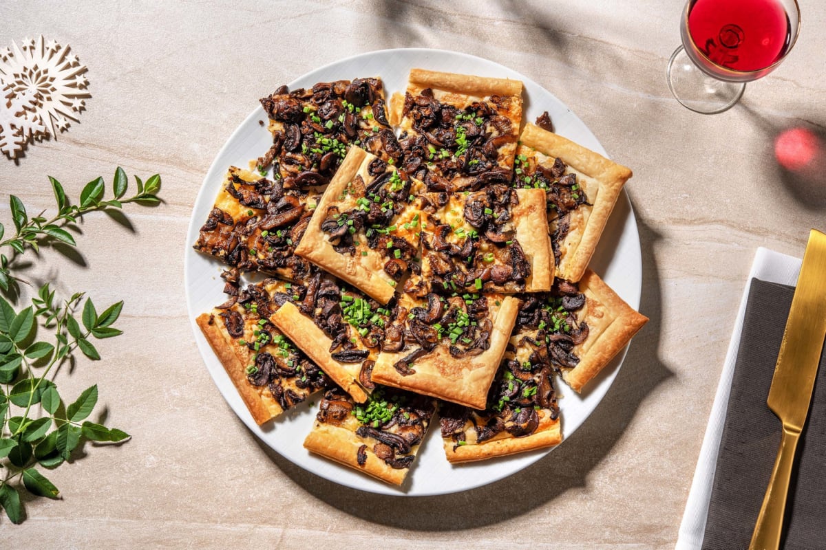 Wild Mushroom Tart (THIS VERSION IS FOR OUR PR BOX)