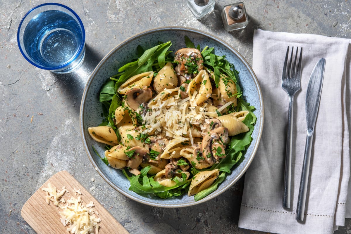 Conchiglie à la forestière