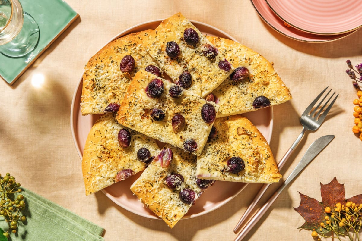 Grape Rosemary Flatbread