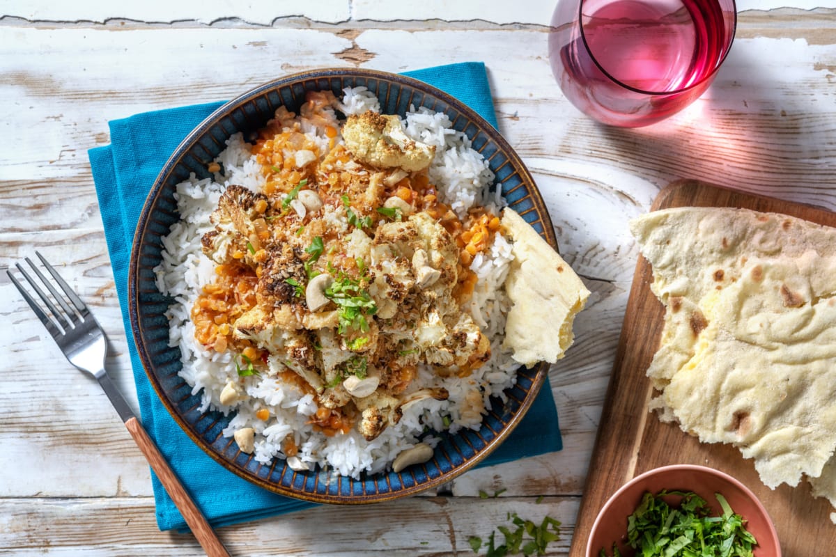 Crispy Cauliflower Dahl